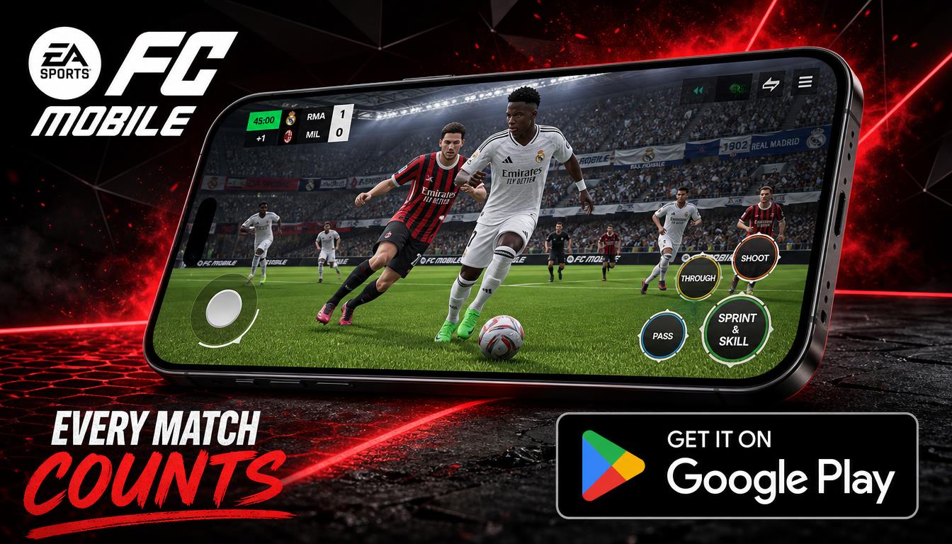 FC Mobile gameplay — get it on Google Play